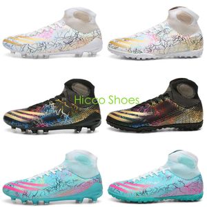 Youth Children's Football Shoes Boys Girls High Top Soccer Boots Kids Professional Outdoor Training Shoes for Woman Man