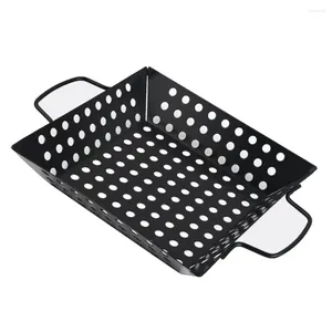 Tools BBQ Tool Barbecue Flavor Smokers Scallops Charcoal Grills Small Or Delicate Food Chicken Smoke Vegetable Basket