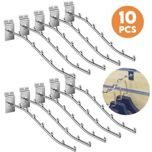 Hangers Racks 10 PCS Waterfall Clothes Display Curved Hook For Wall 231218