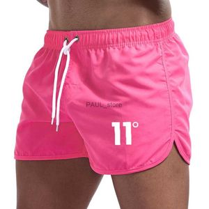 Men's Shorts 2023 Summer Men's Swimwear Brand Shorts Printed Beachwear Sexy Swim Trunks Men Swimsuit Low Waist Breathable Beach Wear SurfL231218