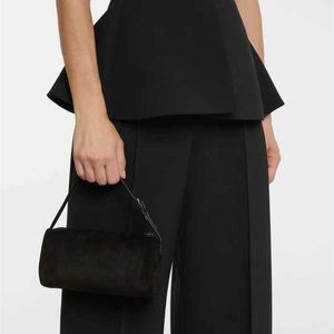 25k7 the Handbag Row Bag Female Designer Suede Leather Reverse Mini Simple