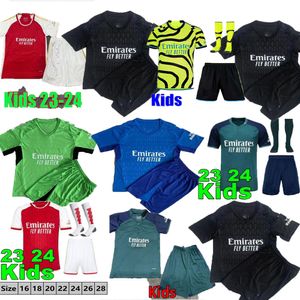 23 24 G. Jesus Soccer Jerseys Rice Smith Rowe Saka Fani J.Timber Martinelli Russo 2023 2024 Koszulka piłkarska Kids Odegaard Sambi Fabio Vieira Saliba Havertz