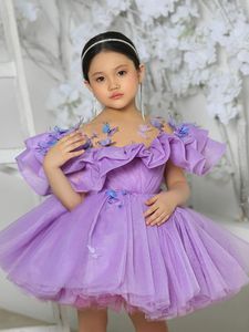 Girl s Dresses Luxury Children s Princess Dress Shiny Butterfly Puffy For Girls 2Y 10 12 Years 14 Elegant Teen Party Evening 231218