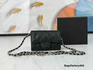 Designer Wallet Women Card Holder Luxury Wallet Designer Woman Change Bag Ball Pattern Caviar Cowhide Small and Portable Design Style Single Shoulder Crossbody Bag