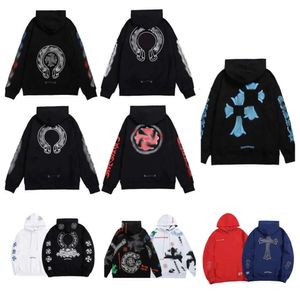 Hearts Hoodies Sweatshirts Tasarımcı Krom Hoodie uzun kollu ceket gevşek ceket gevşek kapüşonlu adam kadın hip hop kış büyük boy jumper sokak giyim kapüşon