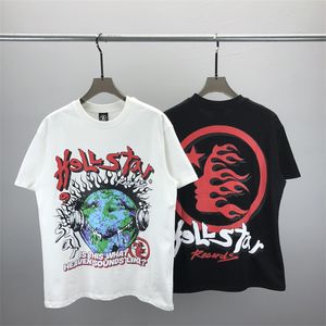 Tasarımcı T-Shirt Monogramlı Baskı ile Kısa Kollu Üst İhşartı Lüks Erkek Hip Hop Giyim Asya Boyutu 132