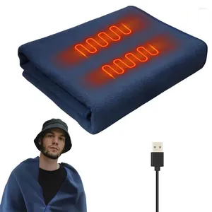 Blankets Portable USB Electric Blanket Professional Warm Shawl High Performing Temperature Control Heating For Winter