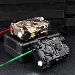 Mirino Airsoft Tacitcal OGLaser con laser IR/torcia elettrica luce LED e puntatore laser rosso/verde/blu realizzato in metallo CNC