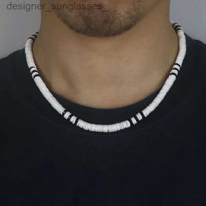 Pendant Necklaces 2020 White Bohemian Surfer Necklace Men Natural Shell Choker Necklace Women Tribal Jewelry Best Friend Gifts For Him SU-15L231218