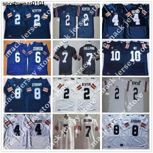 CUSTOM NCAA Auburn Tigers Футбольная майка колледжа 2 Кэм Ньютон 4 Танк Бигсби 6 Джереми Джонсон 7 Пэт Салливан 8 Джаррет Стидхэм 10 Бо Никс Сти