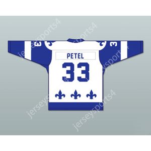 Custom Francois Petel 33 Le National de Quebec Hockey Jersey Lance Et Compte New Top Stitched S-L-xl-xxl-3xl-4xl-5xl-6xl