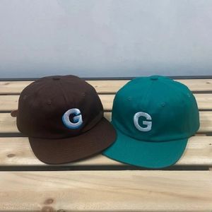 Top Caps Erkekler için Beyzbol Kapakları Mektup G Yazarı Yumuşak Üst Kamyoncu Hip-Hop Hat Gorras Erkek Kadınlar Y2K Sunhat Sports Kpop Boy 231216