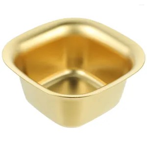 Plates Little Bowls Appetizer Dish For Home Container Trifle Serving Stainless Steel Condiment Kitchen Tableware