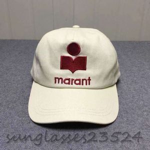 클래식 볼 캡을 특징으로하는 최고 품질의 Marant 모자 캔버스 남성 야구 모자 먼지 가방 패션 여성 모자 Mar Ant Curlywigs
