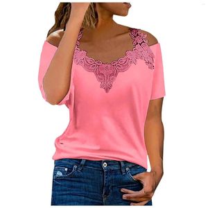 Camisoles & Tanks Sexy Tops Womens Blouse T Sleeve Casual Lace Shirt Solid Short Women's Silk Camisole Express Small Top With Bra