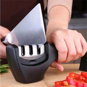 Household quick sharpener multi-function sharpening tool handheld three-stage kitchen knife sharpening artifact whetstone wholesale