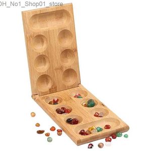 Ordinamento Nidificazione impilabile giocattoli Mancala in legno Gioco da tavolo Set Giocattoli Pieghevole in legno Mancala Gioco da tavolo Bambini Adulti Feste Viaggi Interazione Puzzle Giocattoli Montessori Q231218