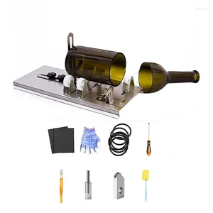 Piece Glass Bottle Cutter Diy Machine för att klippa vinöl Liquor Whisky Alcohol