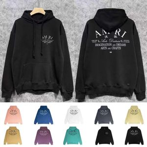 Designer Small Spider Camellia Stampa Multi-color Long Street Long Street Sliet Pure Cotton Hoodie Men and Women Lo stesso123