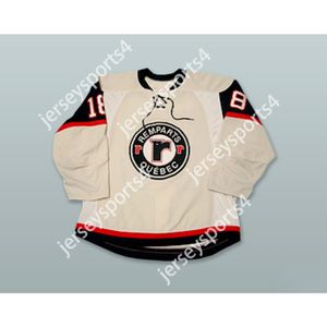 Özel Jonathan Audy Marchessault 18 Quebec Remparts Home Hokey Jersey Yeni Üst Düzeyli S-M-L-XL-XXL-3XL-4XL-5XL-6XL