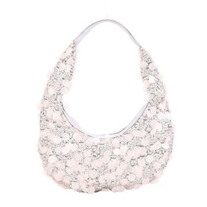 Netizen Underarm Bag for Women 2024 New Fashionable Sequins Colorful and Fashionable Same Style Single Shoulder Dumpling Bun 240403