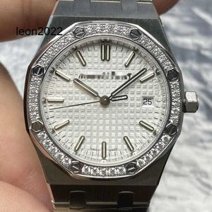 AP Saatler Erkekler Lüks Kadınlar AP Auto Holwatch 34mm Ultratin Relgio Süper Kolon Mekanik Kalibre 5800 Hareket Geriye Geri Şeffaf Montre Kraliyet QCZT