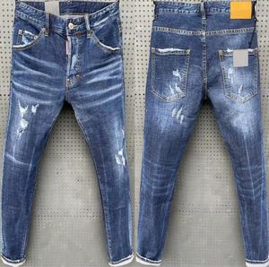 Lila Jeans Designer Jeans für Herren Jeans Brand Logo Weiß Schwarzmodemarke Pantalones Vaqueros Para Hombre Motorrad Stickerei