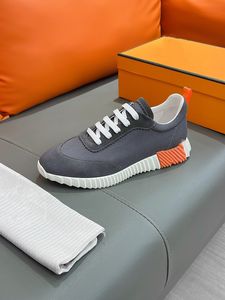 Eleganti marche che rimbalzano sneaker scarpe casual da uomo vestono suola leggera mesh pelle scamosciata pelle di capra skateboard comfort respiro sportivo suola in gomma runner scarpe da ginnastica all'aperto 38-46