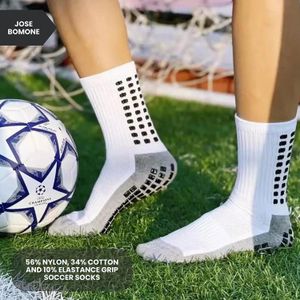 Socks 3Pairs Men's Soccer Socks Anti Slip Non Slip Grip Pads for Football Basketball Sports Grip SocksTrusox