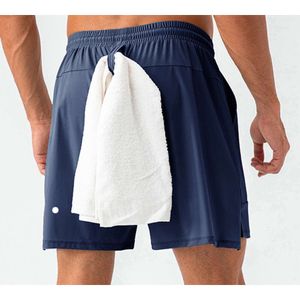 Lu Lulemens Herren-Shorts, Yoga-Outfits, kurze Hosen, Laufen, Sport, Basketball, atmungsaktive Trainerhosen, Sportbekleidung für Erwachsene, Fitnessstudio, Übung, hochwertiger Großhandel Lus