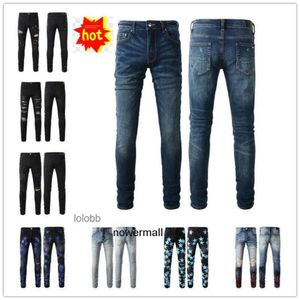 Man amari amirl amirlies am amis imiri amiiri 2024 New Arrivals Mens Luxury Pants Designer Denim Jeans Holes Trousers Jean COOLGUY Biker Clo 1TAE