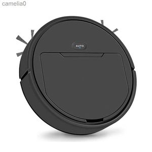 Robot Vacuum Cleaners Automatic Robot Cleaner 3 in 1 Smart Broom Robot Vacuum Cleaner Lazy Household Cleaning Wireless Sweeper Robot Black BL231219