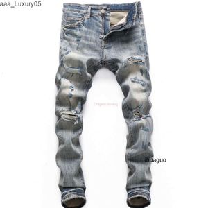 Marca amari amirl Mens amirlies am Seasons amis imiri Four amiiri AM Designer Heavy Clothing es Fashion Jeans Denim Jeans Pants es Industry Wash Scratched Patch K9DZ