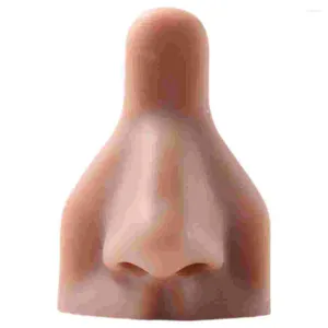 Makeup Brushes Silicone Prosthetic Nose Shool Face Model Body Jewelry Part Display Silica Gel Mannequin