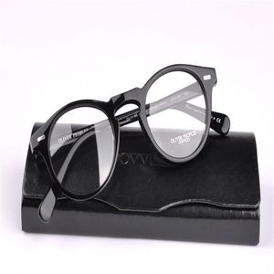 Top quality Brand Oliver people round clear glasses frame women OV 5186 eyes gafas with original case OV5186234W