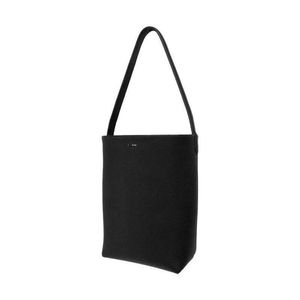 The Row Large Capacity Bucket Bag, Genuine Leather Litchi Pattern Tote Bag, New Therow Shoulder Bag for Classroom Commuting 231218