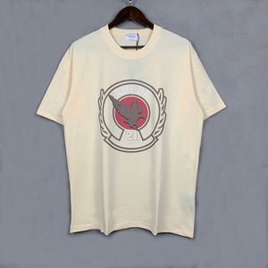 Summer Modna nowa koszulka Rhude męska designerka koszulka koszulka Teksowa dla mężczyzn Owwrotne koszulki T-shirt 100%bawełniane rhude tshirty vintage krótkie rękawa rozmiar Am