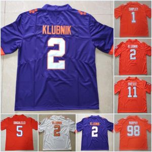 CUSTOM Will Shipley Mens #2 Cade Klubnik Womens College #5 D.J. Uiagalelei #9 Travis Etienne Jr. #16 Trevor Lawrence #4 Deshaun Watson #1