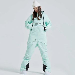 Stiefel andere Sportartikelmarke Frauen One Stücke Ski Anzüge wasserdichte Ski -Overalls Winter ein Stück Schneeanzüge Snowboard -Coveralls für