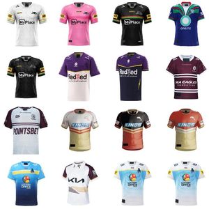 2024 Penrith Panthers Rugby Jerseys Gold Coast 23 24 Titans Dolphins Sea Eagles Storm Brisbane Home Away Shirts Rozmiar S-5xl