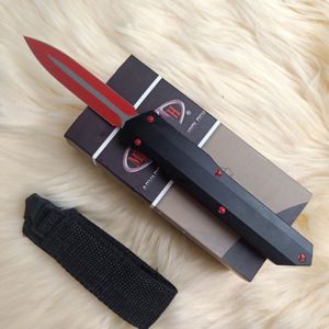 Red CNC Micro Tech Password OTF Auto Knife 3.818 