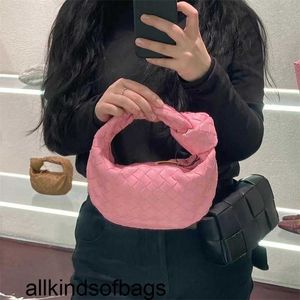 VenetassBottegass Luxurys Bag Mała karpia włoska owczacza tkana mini jodie torebka kobiet cyndry
