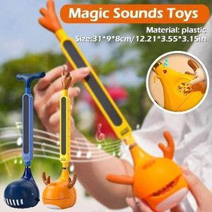 Baby Music Sound Toys Otamatone Japońskie elektroniczne instrument muzyczny dla dzieci Tomaton Synthesizer Electric Tadpole Kawaii Kid Kalimba Piano Toy 231218