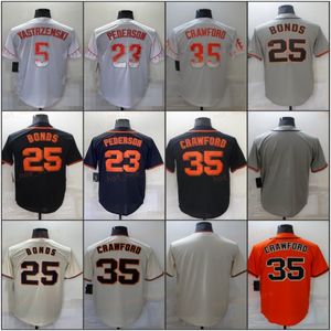 Maglia da baseball Logan Webb Joc Pederson Michael Conforto Brandon Crawford Thairo Estrada LaMonte Wade Jr. Blake Sabol Mike Yastrzemski Buster Posey