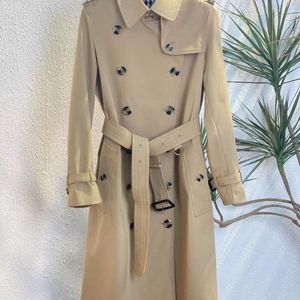 2024 fall and winter style long trench women coat casual