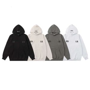 Essentialhoody felpa con cappuccio da uomo felpe firmate uomo donna autunno moda cotone lettera stampata maglione con cappuccio felpa casual pullover in tinta unita allentato