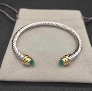 DDY luxury bracelet cable bracelets DY pulsera designer jewelry women men silver gold Pearl head X shaped cuff Bracelet david Y jewelrys christmas gift 5MM DY jewelry