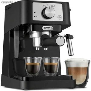 Kahve Makineleri Manuel Espresso Makinesi Kahve Makinesi Latte Cappuccino Maker Paslanmaz Çelik Süt Kabuk Sürahi Mutfak Aletleri Homel231219