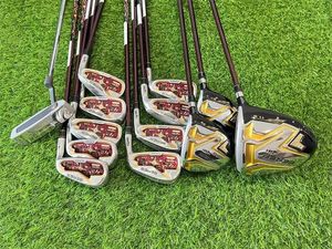 Kluby kobiety Honma S08 Pełna set Honma S08 Golf Set Women Golf Clubs Driver Fairway Woods Irons Putter Graphit Shaft z osłoną głowy