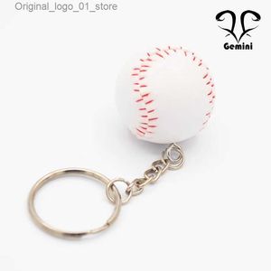 Panci per portachiavi nuovi in ​​PVC Baseball Chains Chain Chains Bag Auto Keyrings Sports Key Rings Sortinetto Accessori per portachiavi Accessori portachiavi Q231219